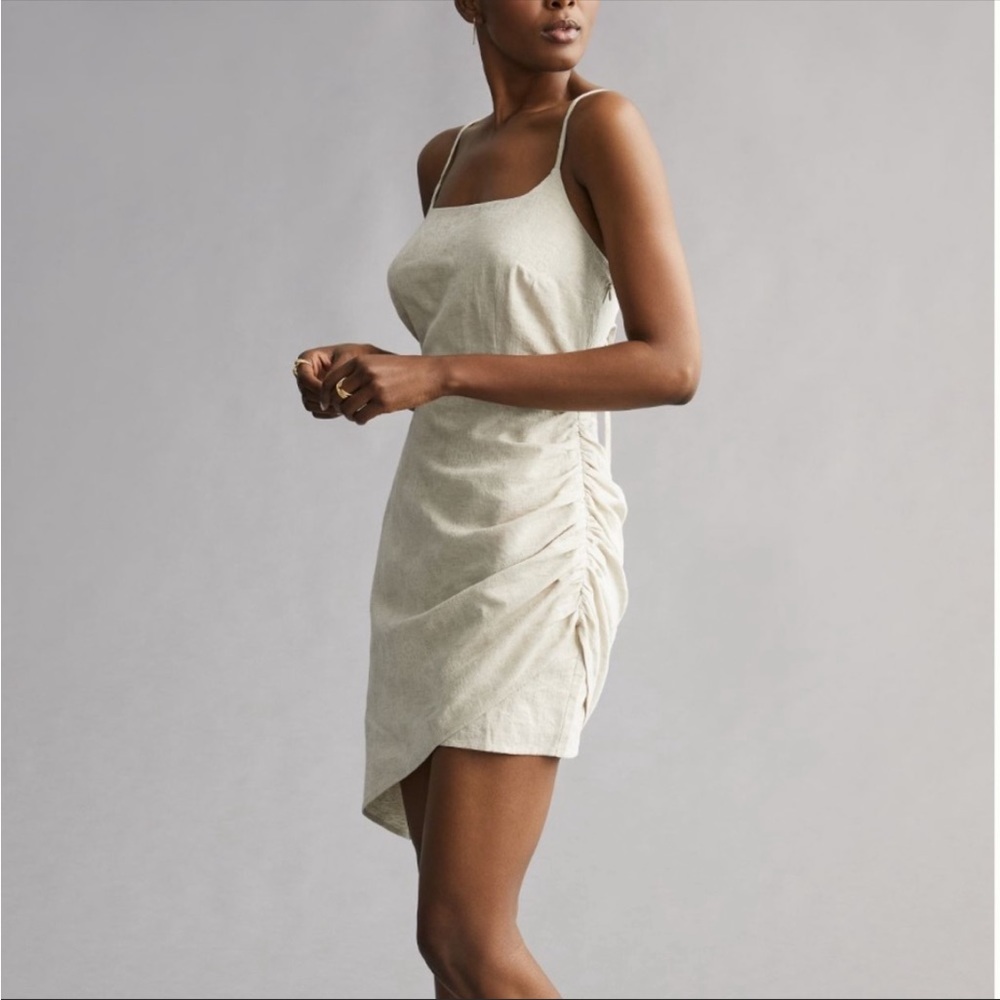 Anthropologie Flat White Dress